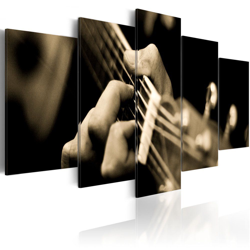 Obraz na plátně Bimago - Klasická kytara 100x50 cm - GLIX DECO s.r.o.