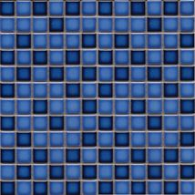 Keramická mozaika Premium Mosaic modrá 30x30 cm lesk MOS23MIXBL - Siko - koupelny - kuchyně