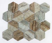 Skleněná mozaika Premium Mosaic brown 26x30 cm mat MOSV84HBR - Siko - koupelny - kuchyně