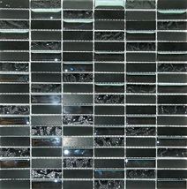Mozaika Fineza Magic black 30x30 cm lesk MAGICMOSBK - Siko - koupelny - kuchyně