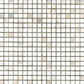 Kamenná mozaika Premium Mosaic Stone bílá 30x30 cm leštěná STMOS15WHP (bal.1,020 m2)