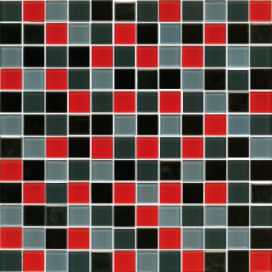 Skleněná mozaika Premium Mosaic vícebarevná 30x30 cm lesk MOS25MIX9 (bal.1,020 m2)