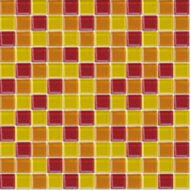 Skleněná mozaika Premium Mosaic vícebarevná 30x30 cm lesk MOS25MIX7 (bal.1,020 m2), 1ks