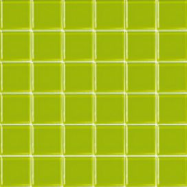 Skleněná mozaika Premium Mosaic zelená 31x31 cm lesk MOS50PI (bal.1,060 m2)