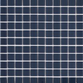 Skleněná mozaika Premium Mosaic tmavě šedá 30x30 cm lesk MOS25DGY (bal.1,020 m2)