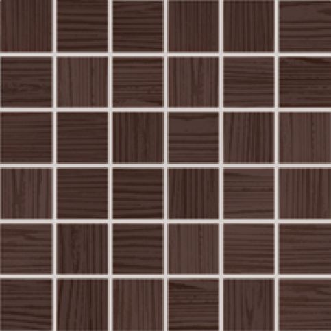 Mozaika Rako Wenge R hnědá 30x30 cm, pololesk WDM05025.1 - Siko - koupelny - kuchyně