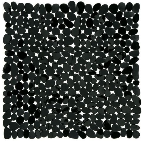 Předložka do vany Pebble Rectangular Black 54x54 cm - Vivre.cz