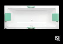 Obdélníková vana Laguna Nora Plus 160x75 cm akrylát levá i pravá NO1600PLUS - Siko - koupelny - kuchyně