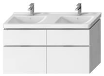 Koupelnová skříňka pod umyvadlo Jika Cubito 128x46,7x68,3 cm bílá H40J4274025001 - Siko - koupelny - kuchyně