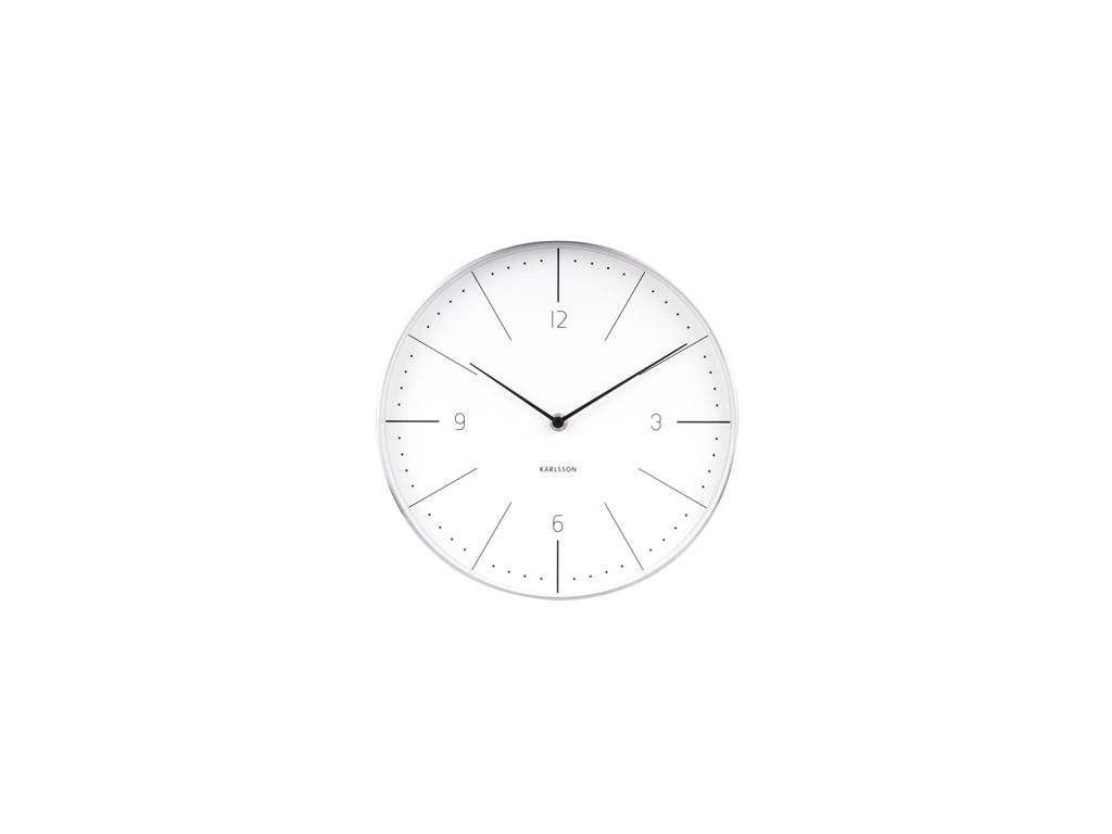 Designové nástěnné hodiny 5682WH Karlsson 28cm - FORLIVING