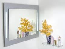 Zrcadlo s osvětlením Amirro Pharos 110x80 cm šedá 900-759 - Siko - koupelny - kuchyně