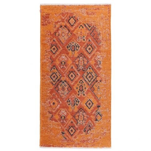 Hnědooranžový oboustranný koberec Homemania Halimod Maya, 77 x 150 cm - Bonami.cz