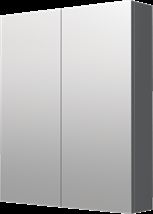 Zrcadlová skříňka Naturel 60x72 cm lamino šedostříbrná GALCA160 - Siko - koupelny - kuchyně