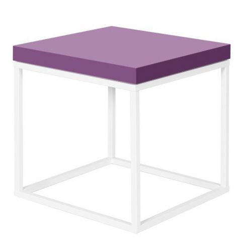 Odkládací stolek s fialovou deskou TemaHome Prairie - Bonami.cz