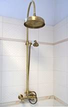 Sprchový systém Paffoni Ricordi s kohoutkovou baterií bronz ZCOL000BR - Siko - koupelny - kuchyně