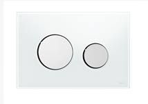 Ovládací tlačítko Tece Loop sklo bílá 9240660 - Siko - koupelny - kuchyně