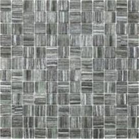 Skleněná mozaika Premium Mosaic šedá 30x30 cm mat / lesk MOS23TEXGY (bal.0,990 m2)