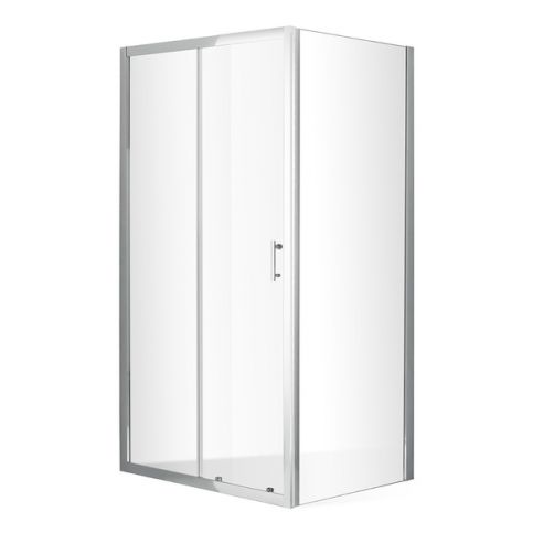 Posuvné sprchové dveře OBD2 s pevnou stěnou OBB Obdélníkový sprchový kout 1200x900 mm OBD2-120_OBB-9 - Aquakoupelna.cz
