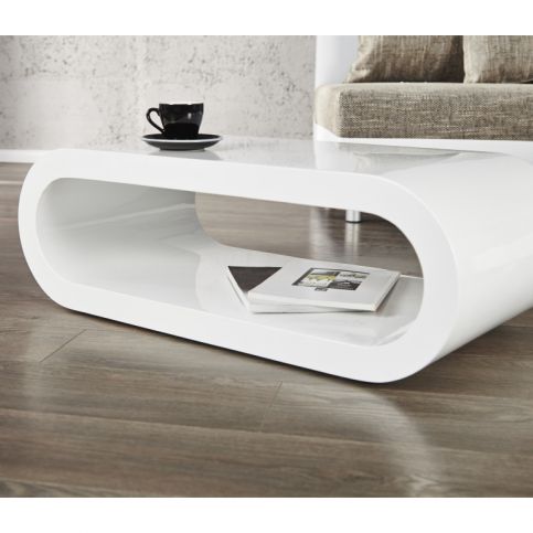INV Konferenční stolek Game bílý 90cm - Design4life