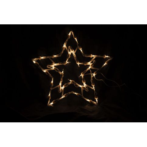 Vánoční LED dekorace - hvězda - 30 cm - Kokiskashop.cz