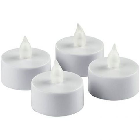 Hama LED čajové svíčky, bílé, set 4 ks - alza.cz