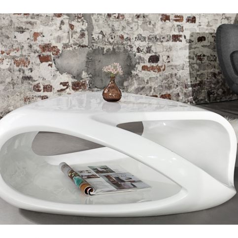 INV Konferenční stolek Siwi 80cm bílý - Design4life