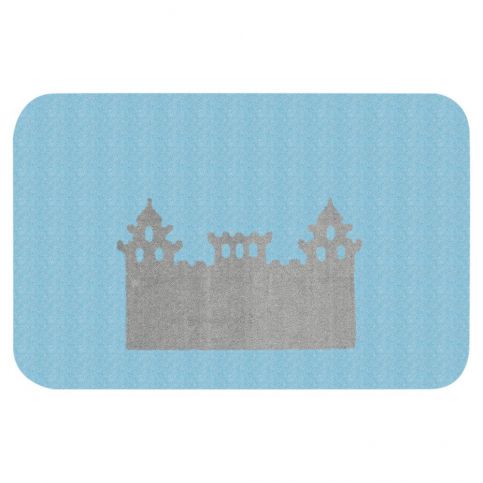 Dětský modrý koberec Zala Living Castle, 67 x 120 cm - Bonami.cz