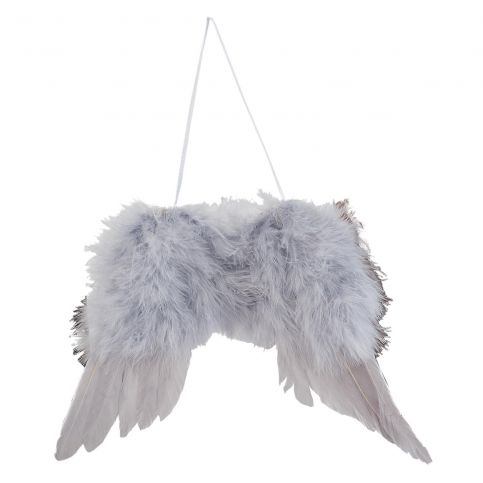 Andělská křídla z peříček - 23*1*17 cm - sada 5ks Clayre & Eef - LaHome - vintage dekorace