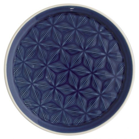 Tmavě modrý keramický talíř Green Gate Kallia, průměr 20,5 cm - Bonami.cz