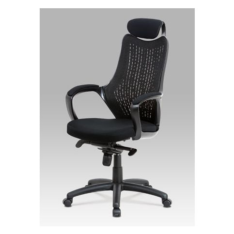Kancelářská židle, synchronní mech., černá, plastový kříž - DEKORHOME.CZ