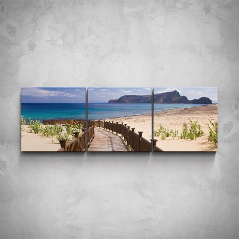 3-dílný obraz - Cesta na pláž - PopyDesign - Popydesign