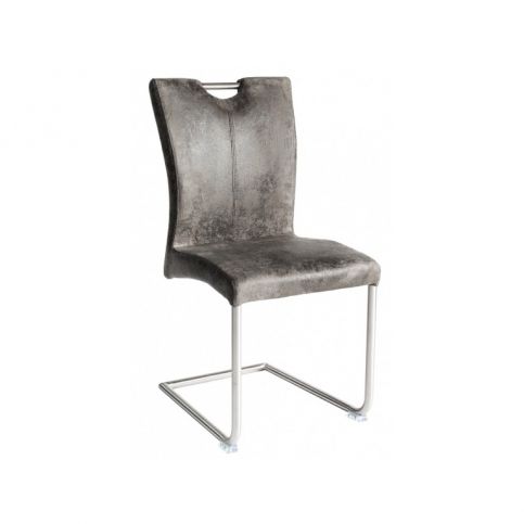 INV Jídelní židle PORT šedé vintage - Design4life