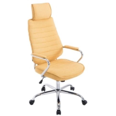 Designová kancelář Kancelářská židle Rondo 24, opěrka hlavy (žlutá)  - DESIGNOVÁ KANCELÁŘ