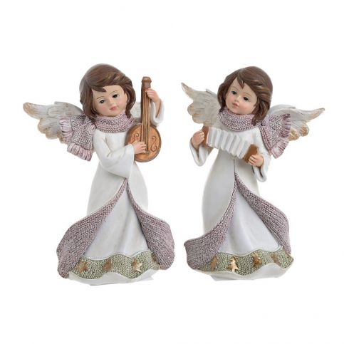 Sada 2 dekorativních andělíčků InArt Angel, výška 16 cm - Bonami.cz