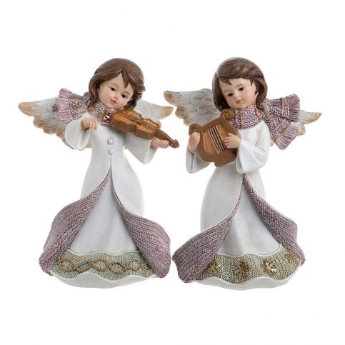 Sada 2 dekorativních andělíčků InArt Angel, výška 22 cm - Bonami.cz