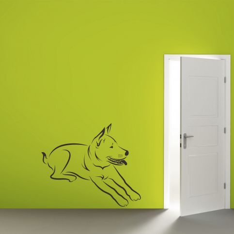 Samolepka na zeď - Pes (60x50 cm) - PopyDesign - Popydesign