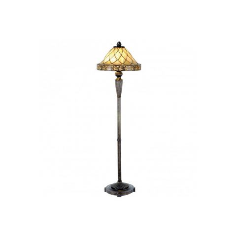 Stojací lampa Tiffany Filigree  - Ø 46*168 cm 2x E27 / Max 60W Clayre & Eef - LaHome - vintage dekorace