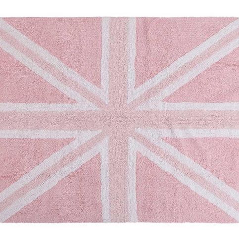 Koberec England Flag Baby Pink 120x160 cm - Vivre.cz