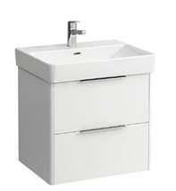 Koupelnová skříňka pod umyvadlo Laufen Base 58,5x39x52,5 cm bílá lesk H4022521102611 - Siko - koupelny - kuchyně