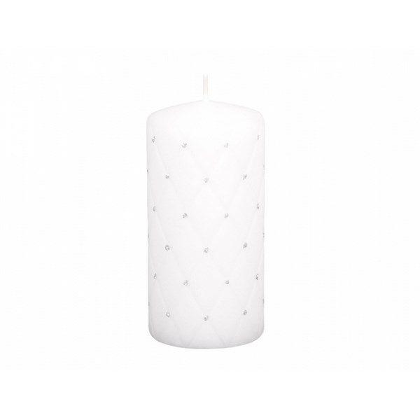 Dekorativní svíčka Florencia bílá, 14 cm - 4home.cz