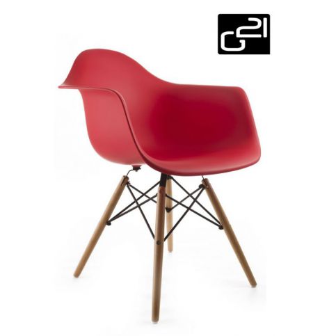 G21 Lumber Red Designová židle - Kokiskashop.cz