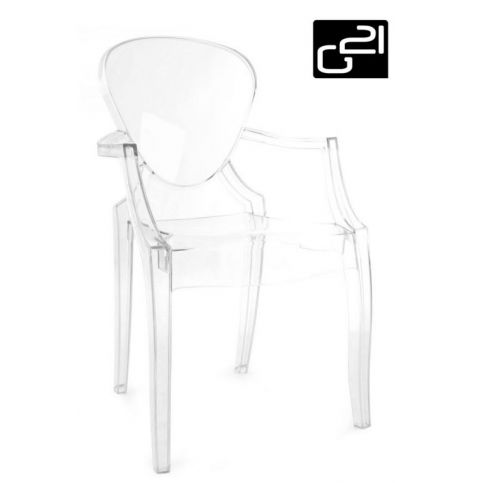 G21 Pure Crystal transparent Designová židle - Kokiskashop.cz