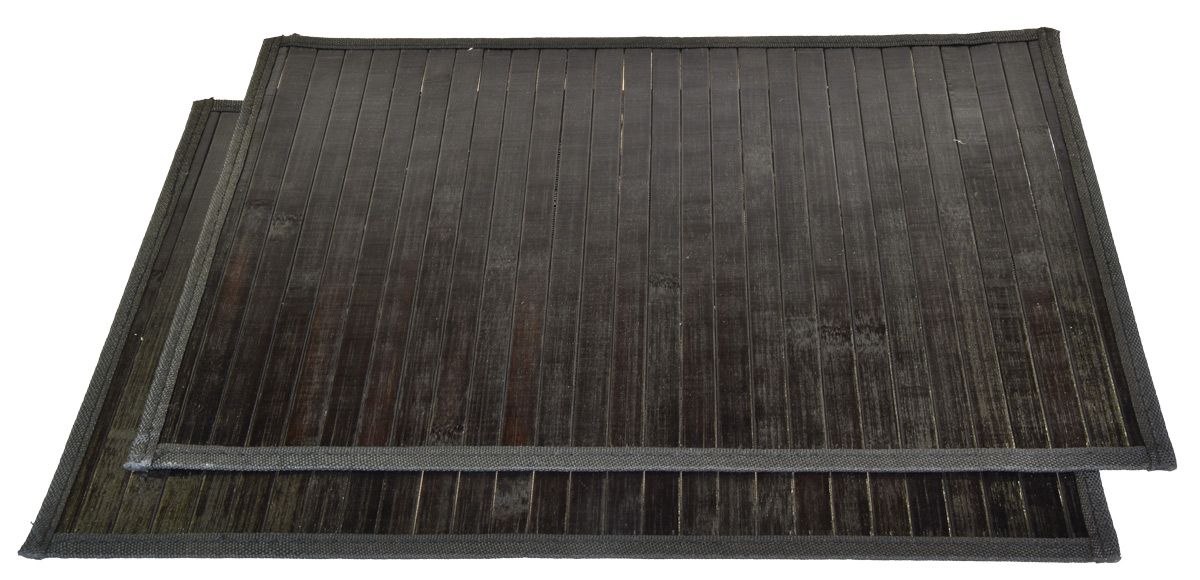 Vingo Černé prostírání z bambusu, 30 x 45 cm - Vingo