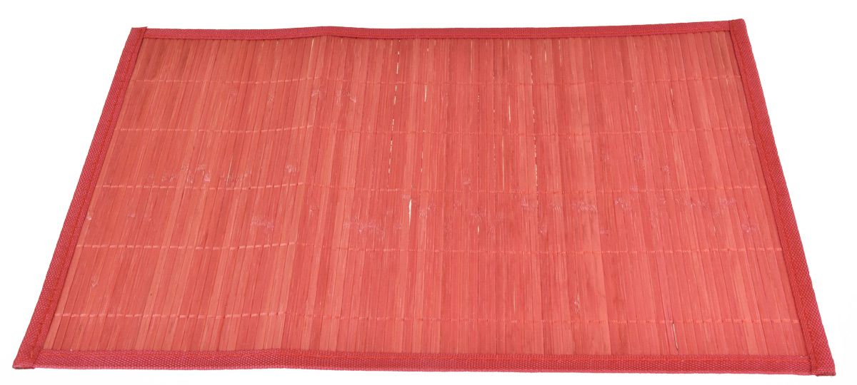 Vingo Červené prostírání z bambusu, 30 x 45 cm - Vingo
