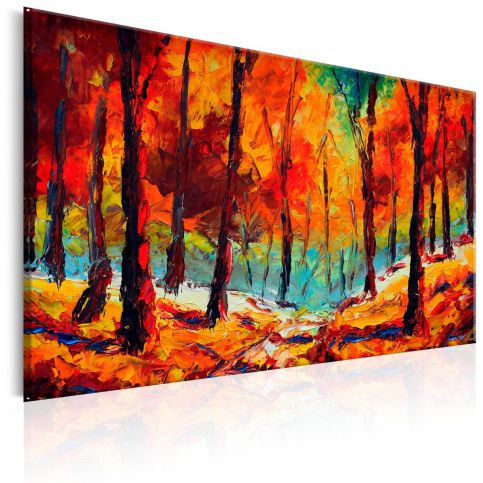 Ručně malovaný obraz - Artistic Autumn - 90x60 - 4wall.cz