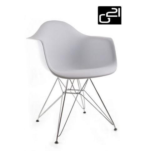OEM P51730 Designová židle G21 Decore White - Kokiskashop.cz