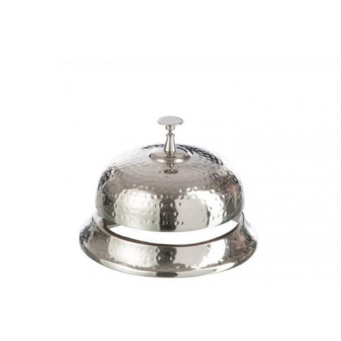 Hotelový zvonek velký stříbrný - 18*18*12 cm J-Line - LaHome - vintage dekorace