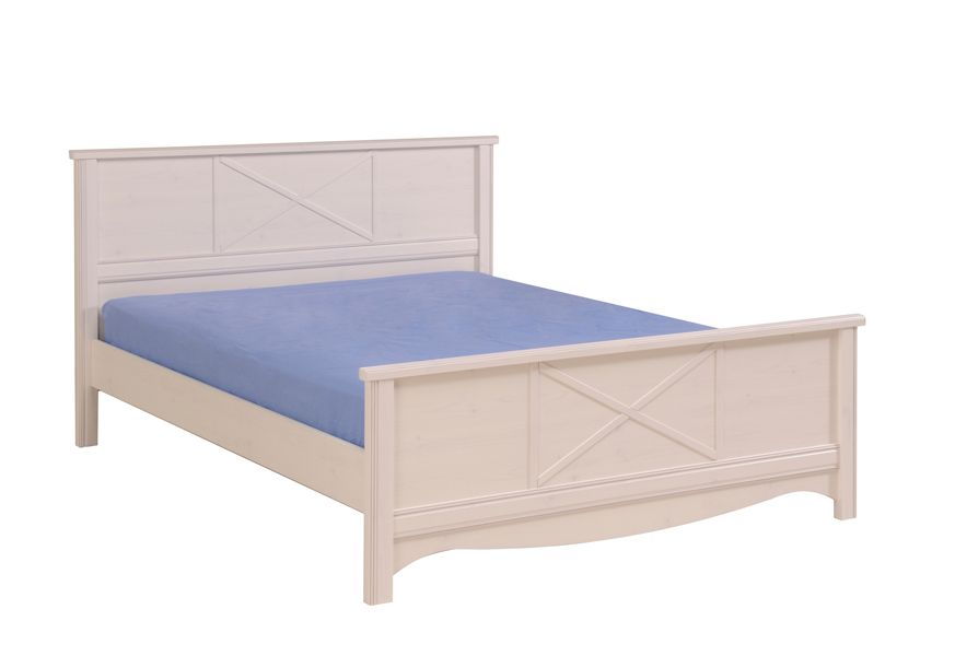 Studentská postel Marion 140x200cm - transparentně bílá - Nábytek Harmonia s.r.o.
