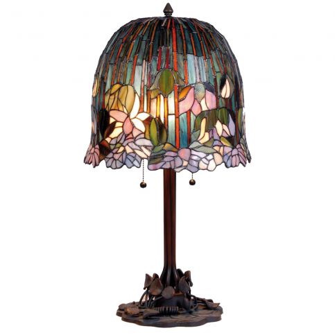 Tiffany stolní lampa Japonská zahrada (Ø 37*68 cm výška) (55781) - aaaHome.cz