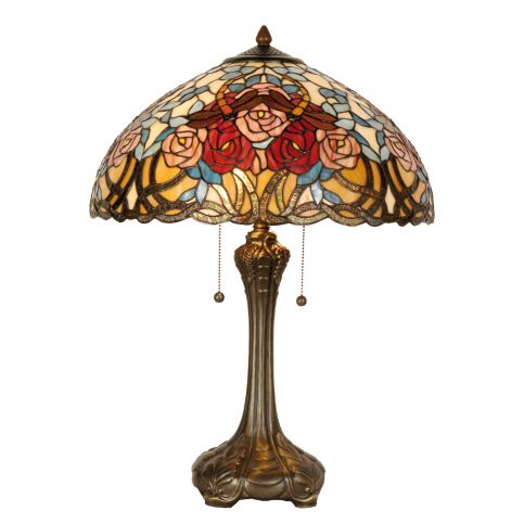 Tiffany stolní lampa Kvetoucí zahrada (Ø 46*64 cm výška) (41682) - aaaHome.cz